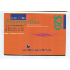 ARGENTINA 1995 GJ CARNET 2703A (3) COMPLETO NUEVO MINT U$ 130